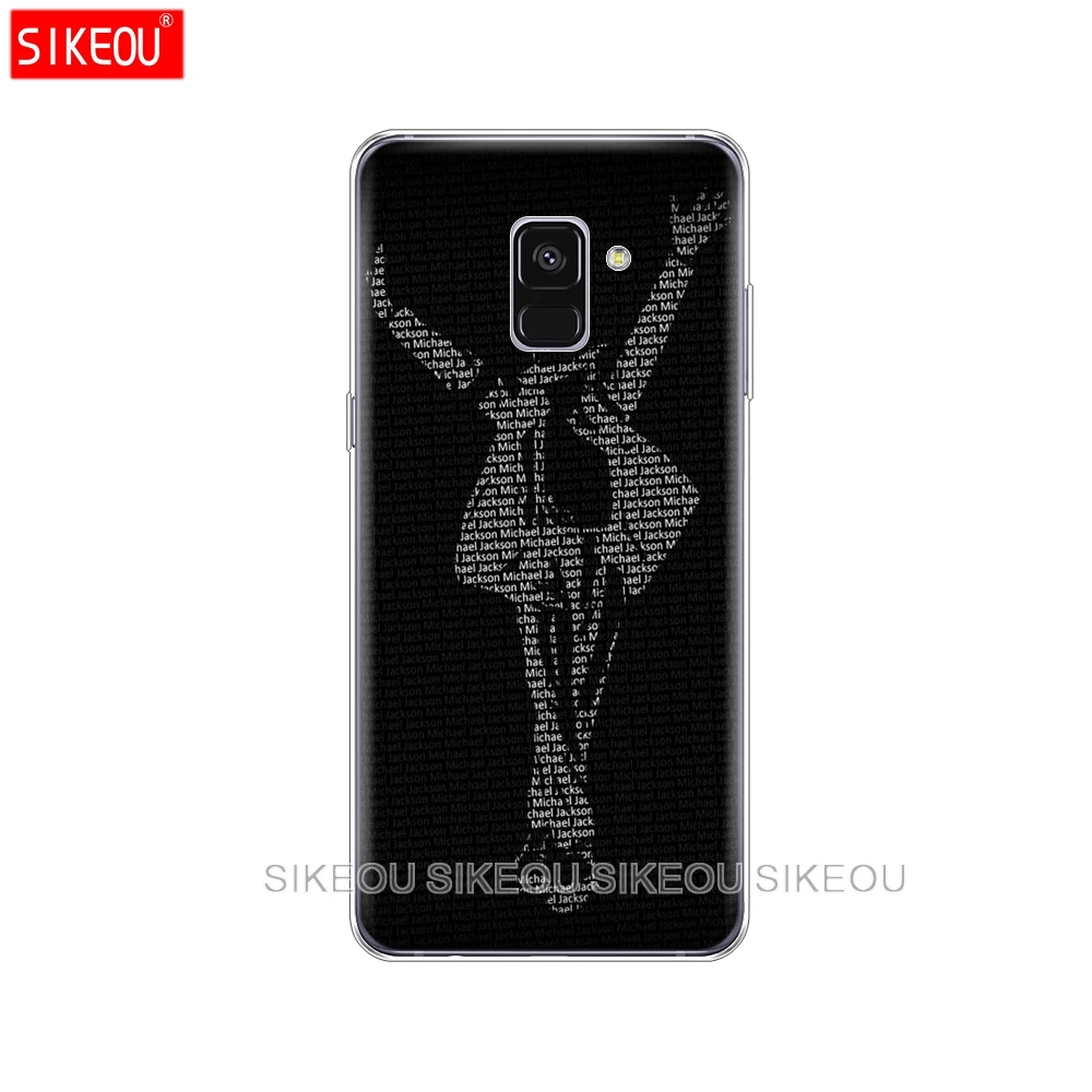 Silicone phone case cover for Samsung Galaxy A8 2018 A3 A310 A5 A510 A7 2016 2017 Michael jackson | Мобильные телефоны и