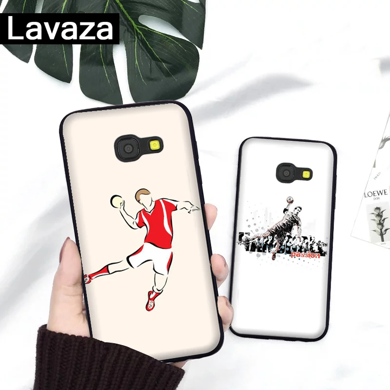 Чехол Lavaza Handball Luxury High-end Protector Silicone для Samsung A3 A5 2016 2017 A6 Plus A7 A8 A9 A10 A30 A40 A50 A70 J6 2018.