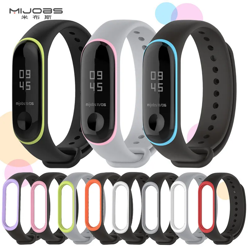 

Ремешок для смарт-браслета Xiaomi mi Band 3, Mi Band 3, силиконовый, цветной