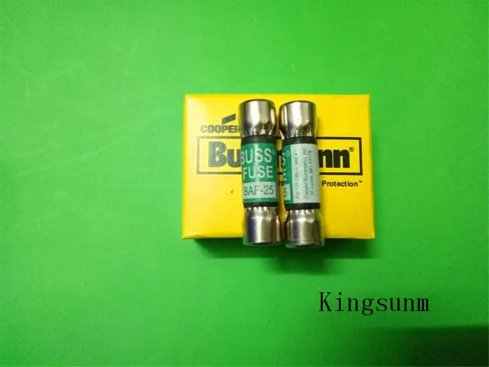 

Free shipping 5pcs BAF-25 fuse 10X38 25A BUSSMANN 125V