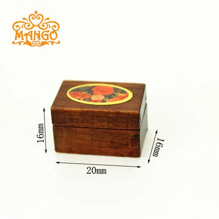 

Wood 1:12 Miniature Dollhouse Jewelry Box Kit Play Doll House Bedroom Furniture Decor Accessoris Toy
