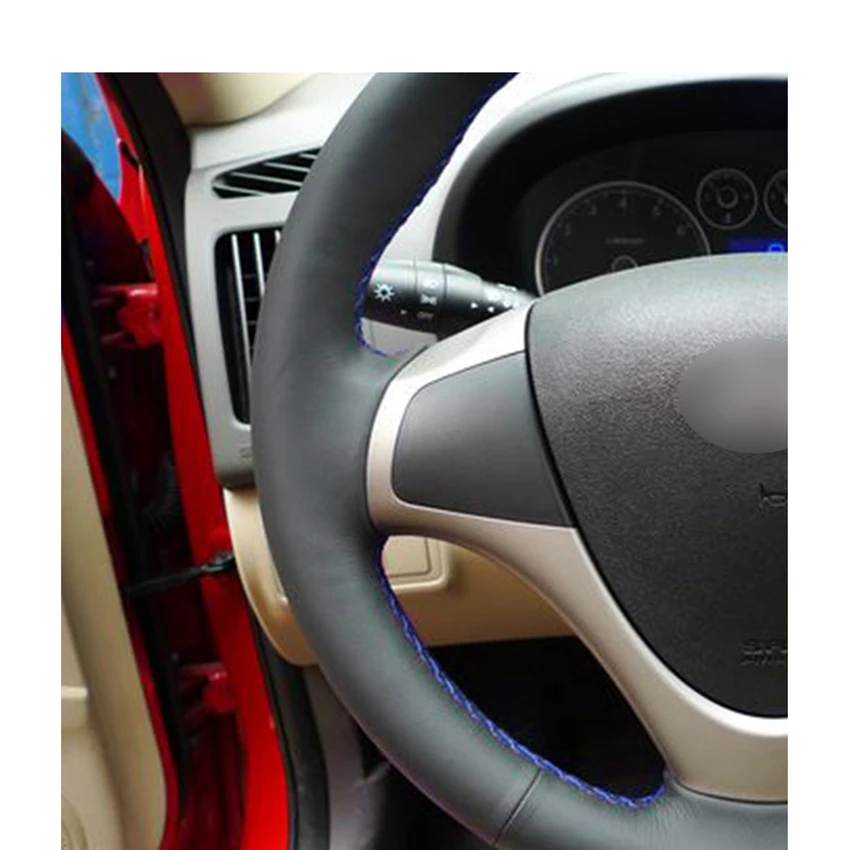 Сделай сам черный искусственная кожа фотосессия для Hyundai i30 2009 2011 Elantra Touring 2010 2012
