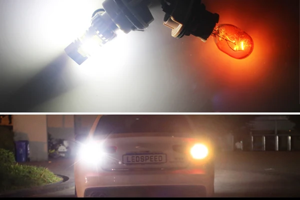 IJDM автомобиля P21W светодиодный лампы T20 W21W W16W T15 7443 W21/5 Вт 7440 1156 автомобильный светильник PY21W T25 3156 3157 DRL авто светодиодные лампы 12V сигнал поворота белый