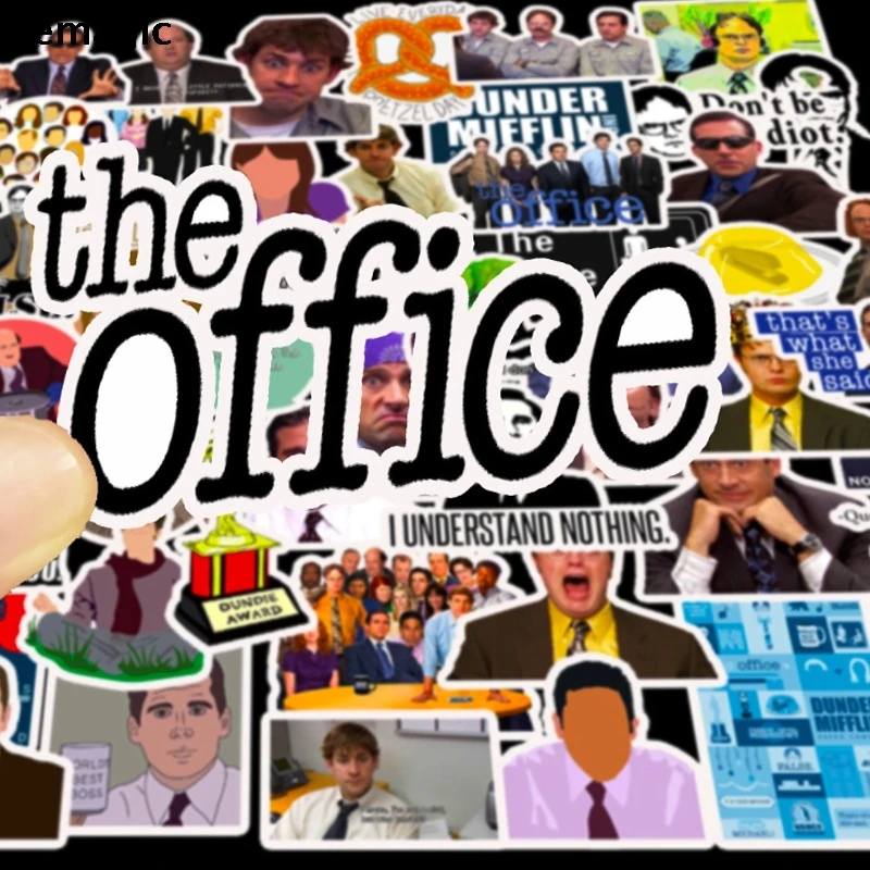 50pcs the office tv show stickers pack fans anime vintage paster cosplay funny scrapbooking diy sticker phone laptop waterproof free global shipping