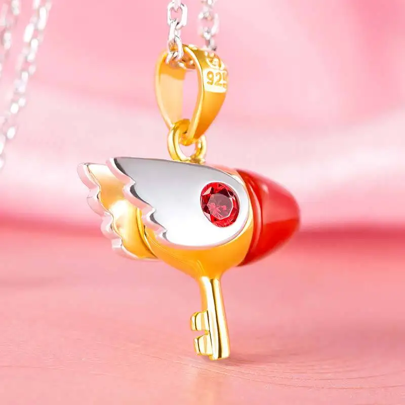 Кард каптор Sakura Star Key Seal Pendant Cardcaptor ожерелье сакуры|Подвески| |