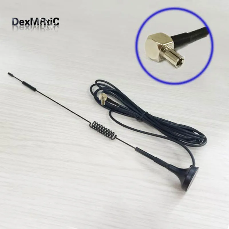 2.4GHz 7dBi High gain Omni WIFI Antenna Magnetic base 3M cable TS9 male #1