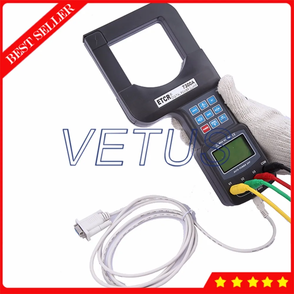 ETCR7300A Large Caliber 0-1200KW single phase digital power meter analyzer with RS232 Interface | Инструменты