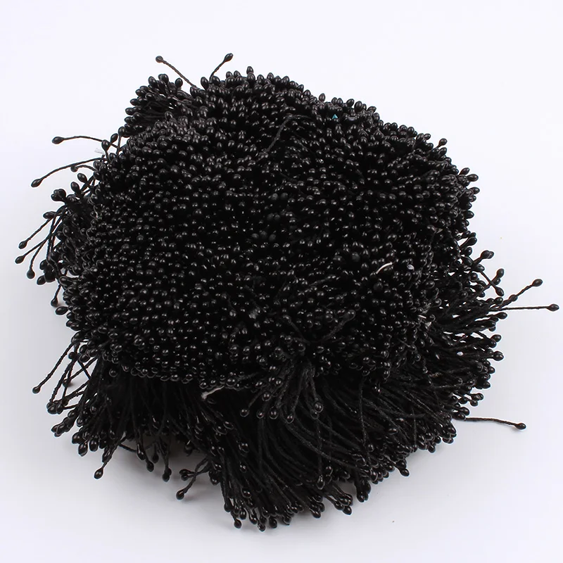 400pcs mini flower stamen artificial pearl pistil for Wedding Cake Gift Box Decoration DIY Floral Craft 20 colors optional|Искусственные