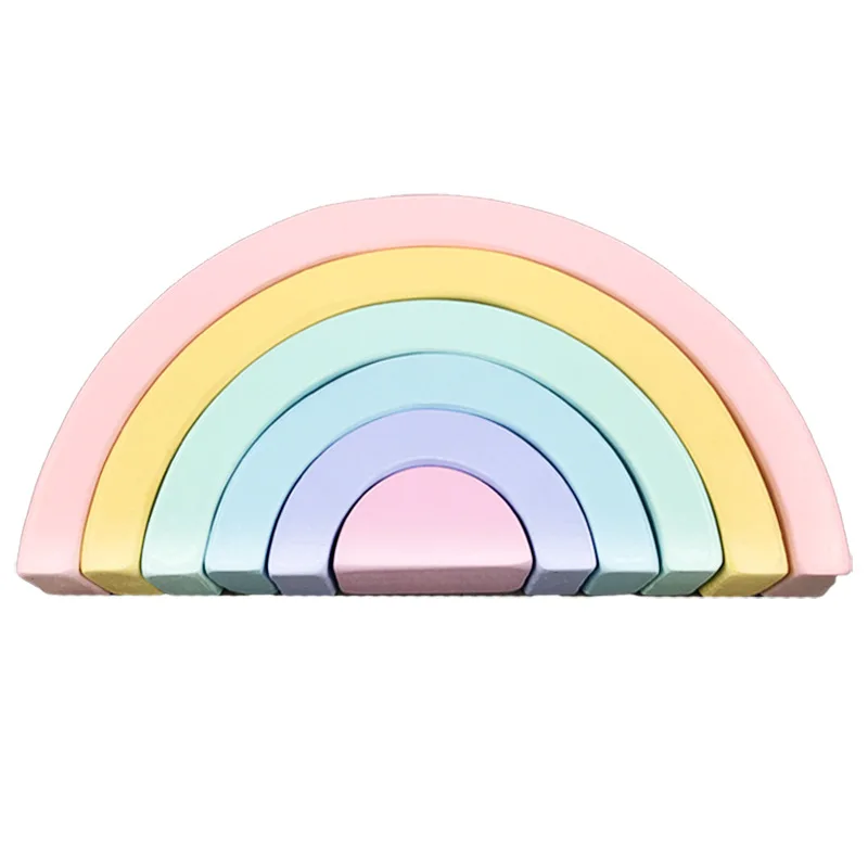 Обучающие деревянные Игрушки для раннего обучения строительные блоки набор