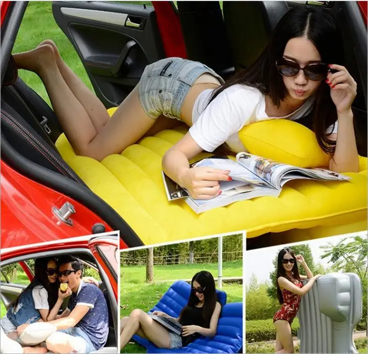 

Fuwayda waterproof hot sale Universal Car Travel Inflatable Mattress Car Inflatable Bed Air Bed Cushion Thickening flocking