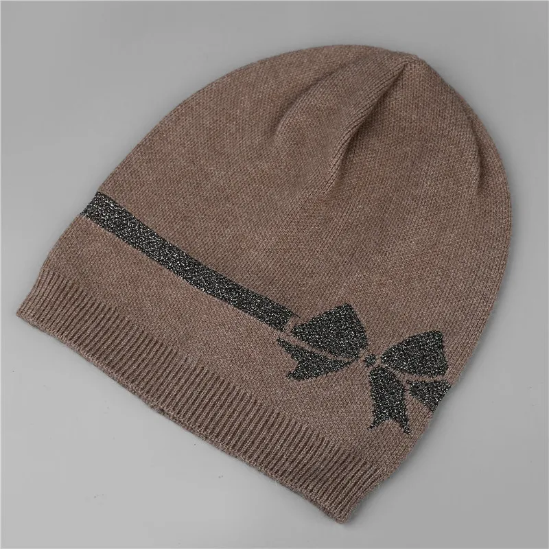 Xthree, Женская осенне-весенняя шапка skullies beanies, тонкая вязаная шапка для женщин, шерстяная шапка с бантом для девочек, фирменная Новинка