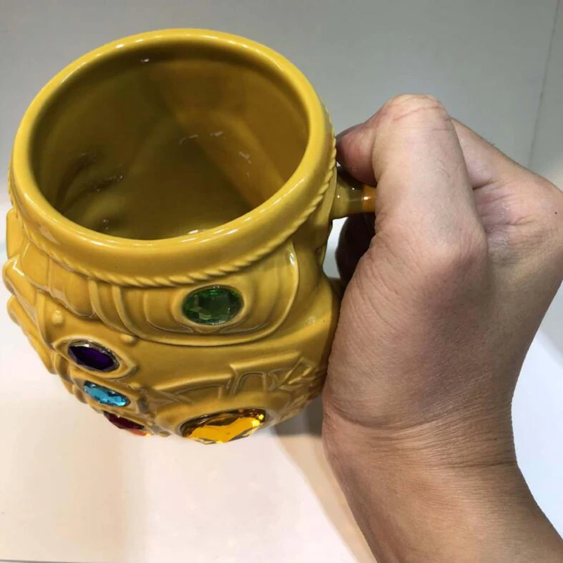 Новая креативная чашка мультфильм Герой Мстители аниме 3D стерео керамическая кофейная молочная чашка большая емкость чашка кружка для дома и офиса