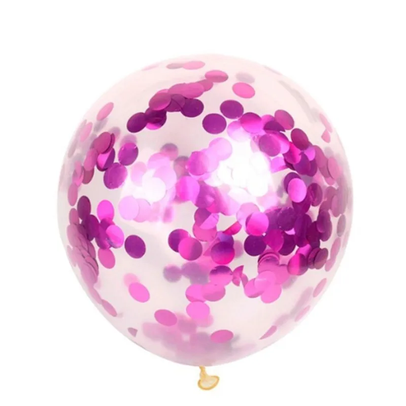 Confetti Rese red 12 шт./лот печатных 30 40 50 60 70 золотистый и черный шары из латекса из метала золотого цвета Декор ко дню рождения вечерние тонкие браке Anniversa воздушные шары - Цвет: Confetti Rese red