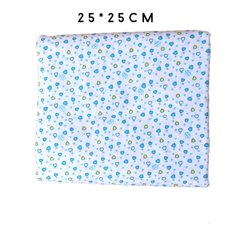 FUNIQUE 7 шт. новая синяя хлопковая ткань ручной работы швейные материалы ткани для