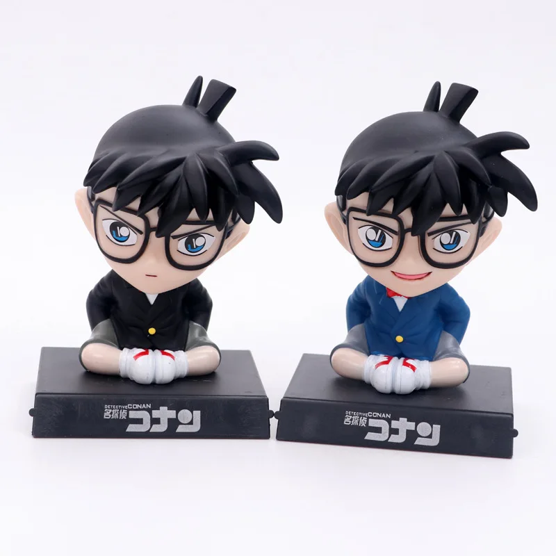Новое поступление Аниме Детектив Конан чехол закрытый 12 см Bobble Head куклы из ПВХ