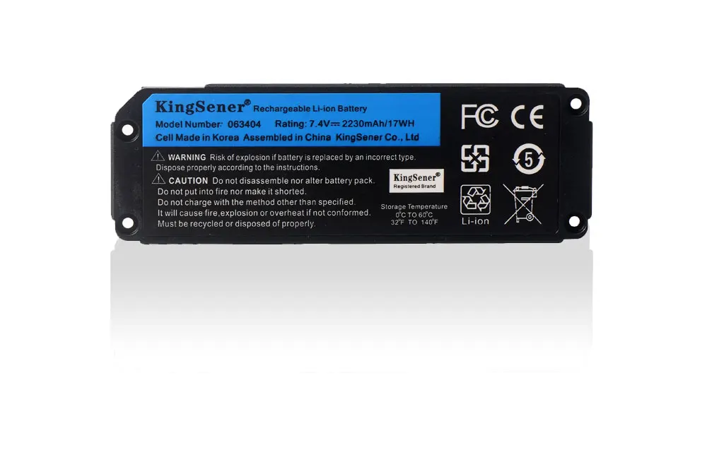 Kingsener 061384 061385 061386 063404 063287 Батарея Для BOSS SoundLink Mini Я Bluetooth Динамик Перезаряжаемые Батарея 7,4 V 17WH