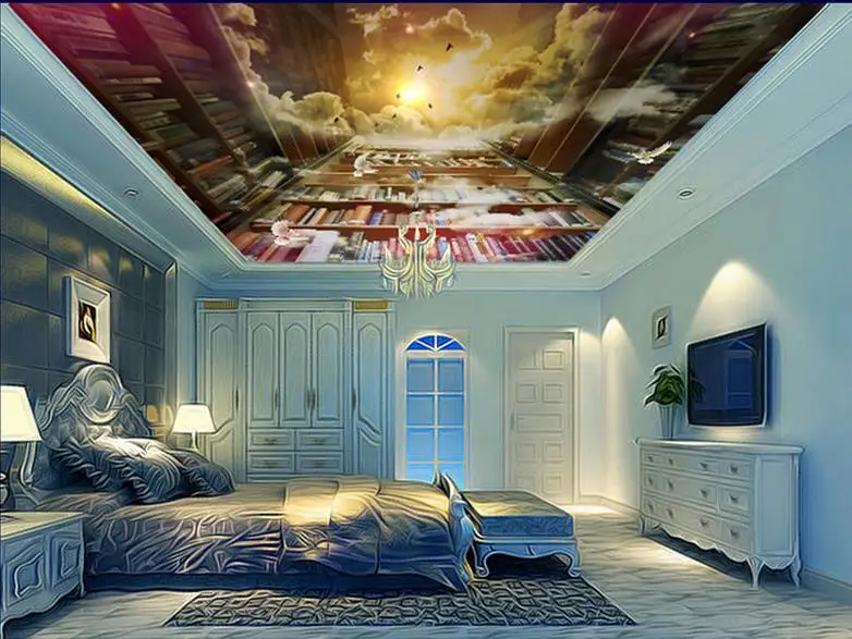 3d потолочные обои для гостиной|3d wallpaper|wallpaper 3dwallpaper on the ceiling |
