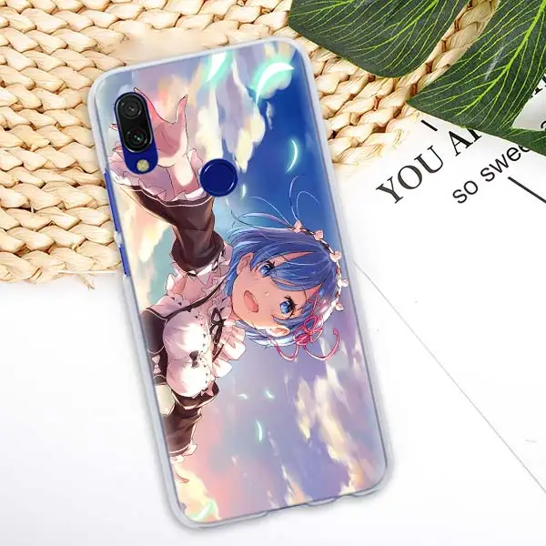 04 Аниме RE ZERO Ram Rem чехол для Xiaomi Redmi Note 5 6 7 Pro 4X7 6 6A 5 Plus 5A S2 GO Pocophone F1 чехол для телефона Coque - Цвет: 04