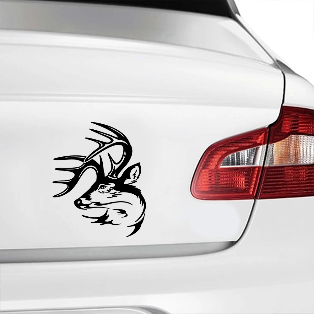 y do stylizacji samochodów Akcesoria Wodoodporna moda Zabawny jeleń Naklejka samochodowa winylowa naklejka dekoracyjna ścienna Notebook Laptop