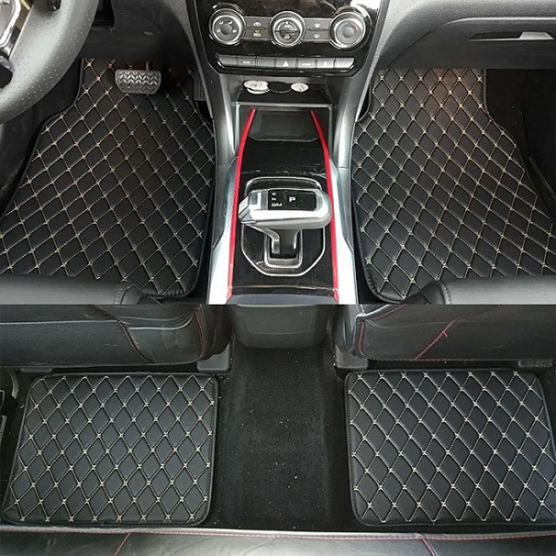 Buy Universal car floor mats styling mat liner fit All Models Fiat 500 Viaggio S Freemont bravo Ottimo on