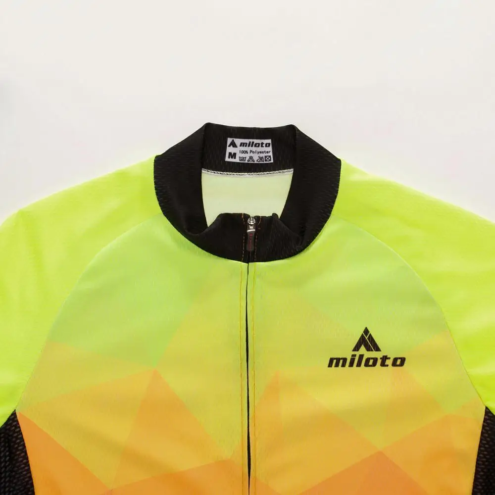 2022 Fluorescent Men's Ciclismo Cycling Jersey Set Long Sleeve Autumn Bicycle MTB Road Bike Tops Clothing Wear Maillot | Спорт и