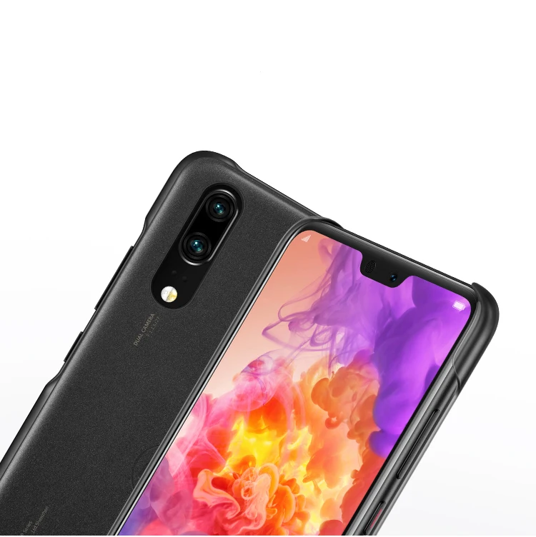 Официальный huawei P20 чехол жесткая задняя крышка из ПК Магнитный проводящий навигационный держатель чехол для телефона для P20 автомобильный комплект