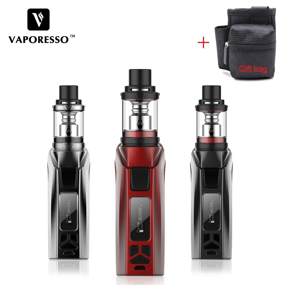 Оригинальный 100 Вт vaporesso Туманность тк кит с поле mod 4 мл веко плюс емкость