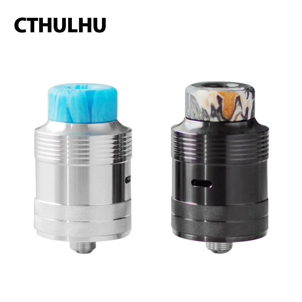 Original Cthulhu Mjolnir RDA 24mm Diameter Single Coil Rebuildable Tank with Double Chamber for DL Vaping Vs 1928 |