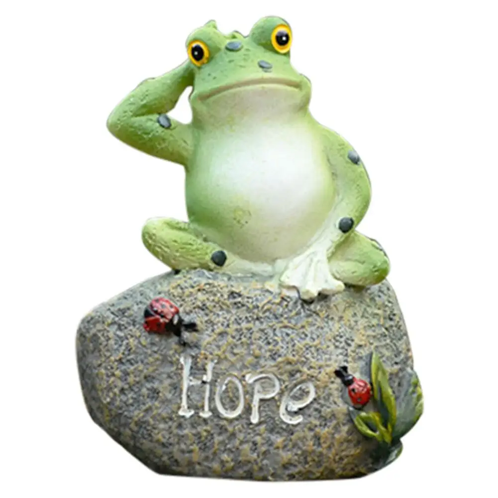 3 шт. в форме лягушки украшение для сада статуя открытой террасы уличного двора