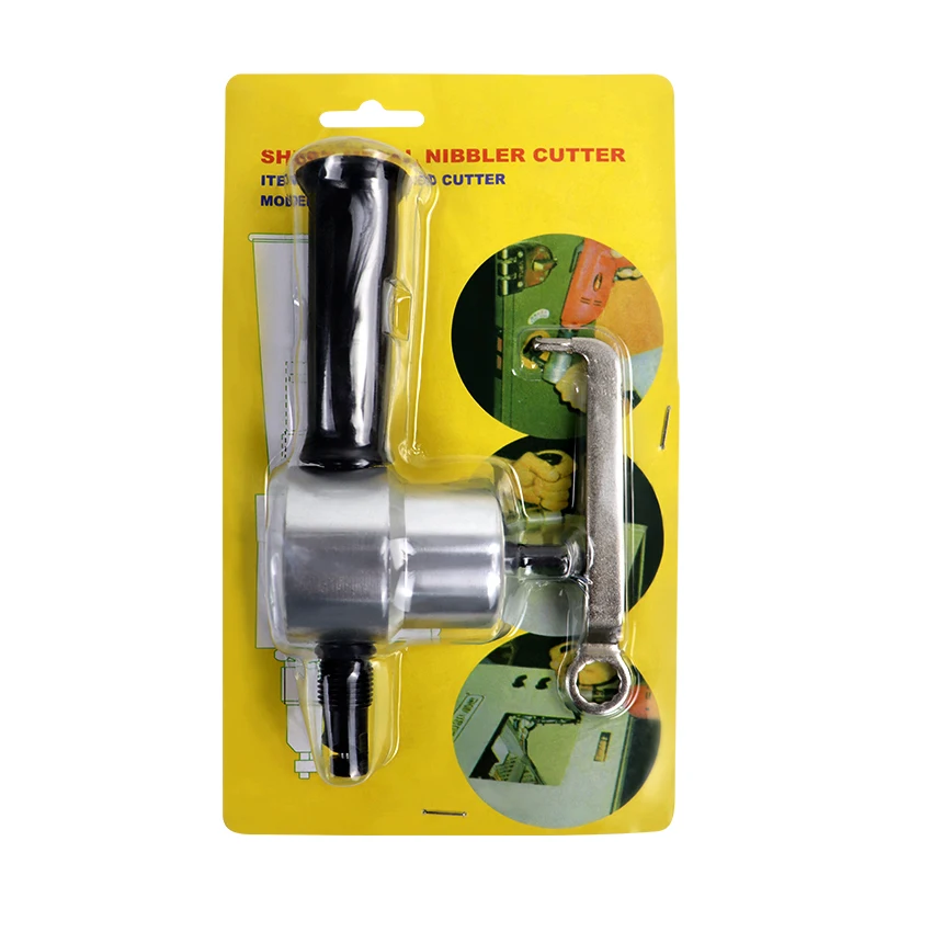 Double Head Cutter Tool Drill Attachment Free Cutting Nibbler Sheet Metal New | Инструменты