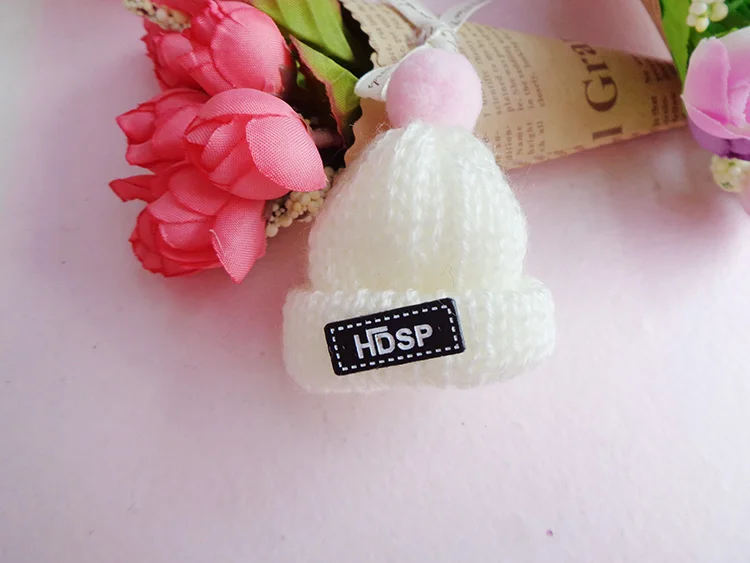 Белый Кукла шляпа OB11 кукла шерстяная шляпа цвета для OB11 GSC 1/8 BJD аксессуары кукла одежда 16-18 см шляпа - Цвет: Белый