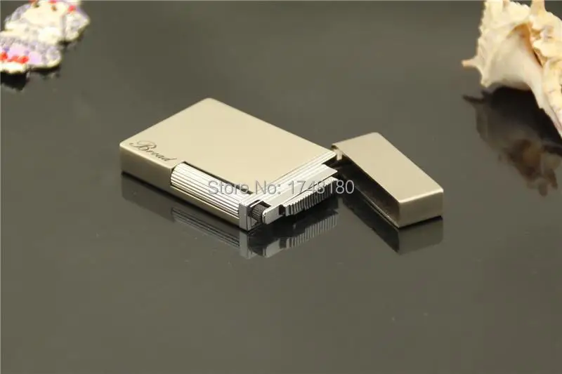 Кубический боковой шкив голая пламя кремневые зажигалки многоразовая