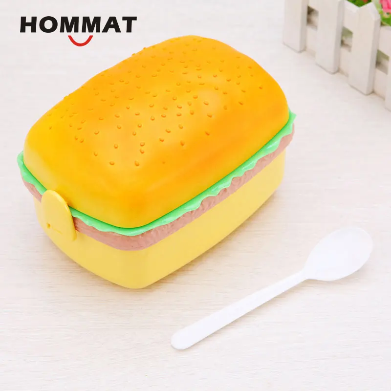 Гамбургер бургер форма по японски бэнто Ланч бокс для детский пищевой контейнер