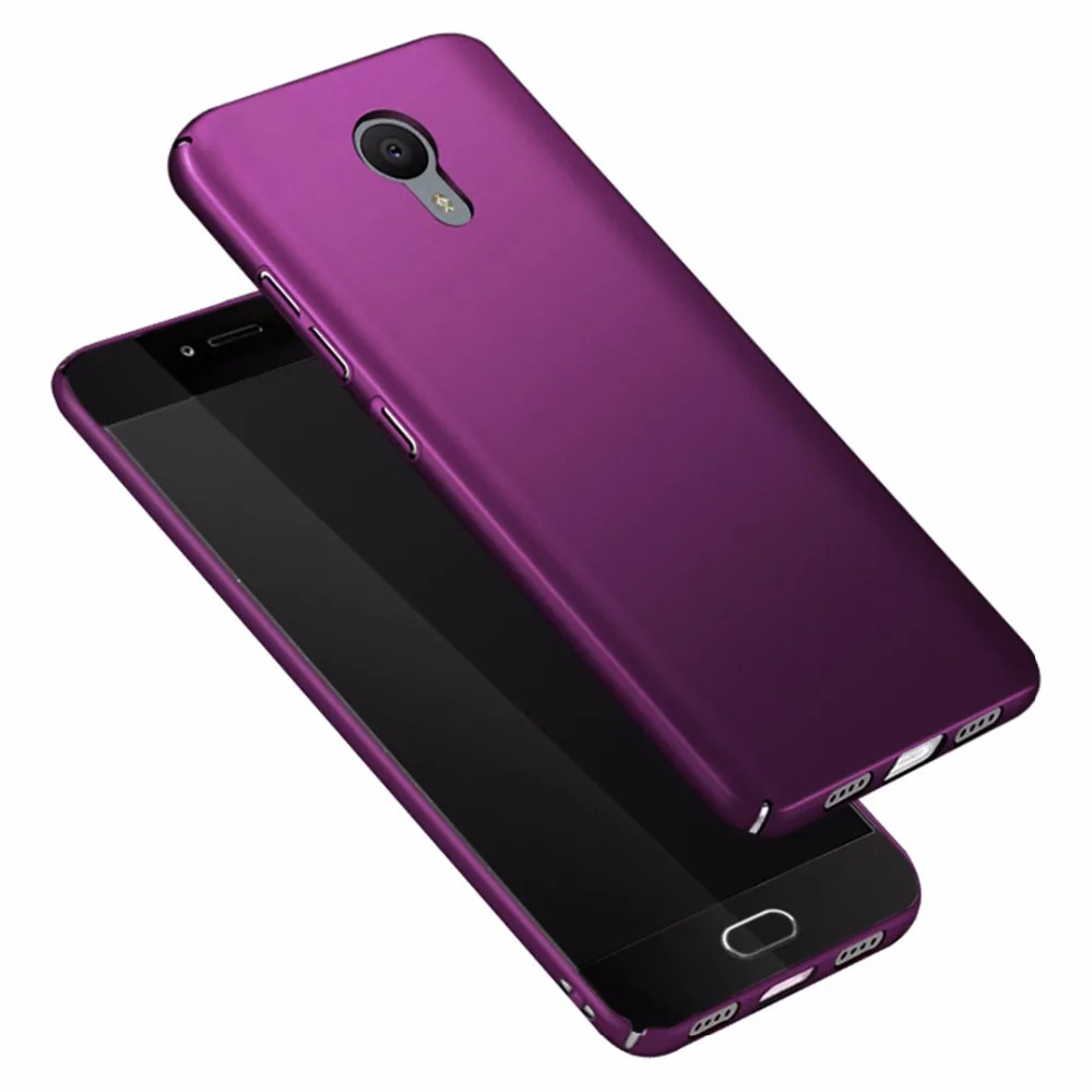 Роскошный Ультратонкий матовый чехол для телефона Meizu M5C A5 5 0 дюйма однотонный