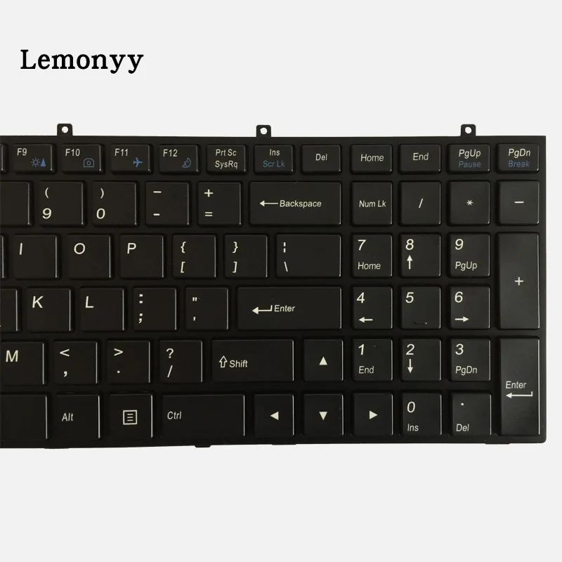 Клавиатура US для ноутбука DNS Clevo W650SRH W650 W655 W650SR W650SC R650SJ W6500 W650SJ W655SF w655sc w650sh MP-12N76SU-430 |