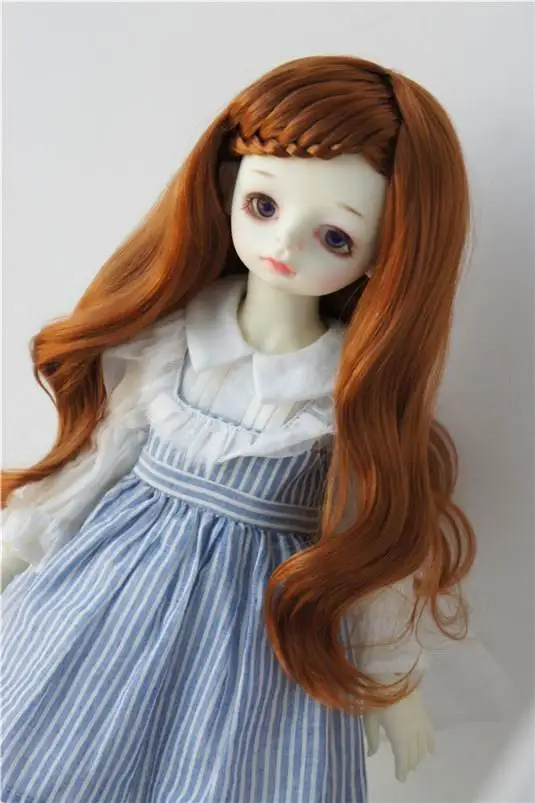 JD204 9-10 дюймов Blyth кукла парик Синтетический мохеровый парик 23-25 см леди кудрявые BB парики кукла аксессуары SD кукла аксессуары