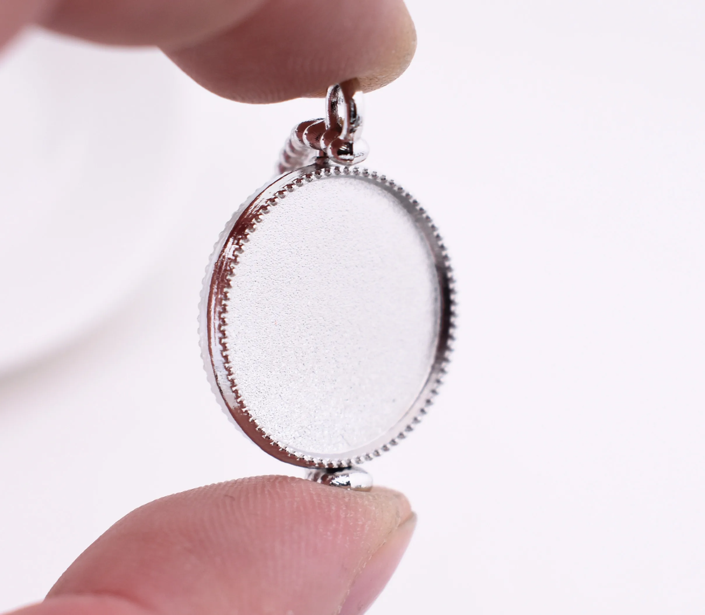 Новый 5 шт 20 мм Внутренний размер вращение двойная сторона родия Камея Кабошон