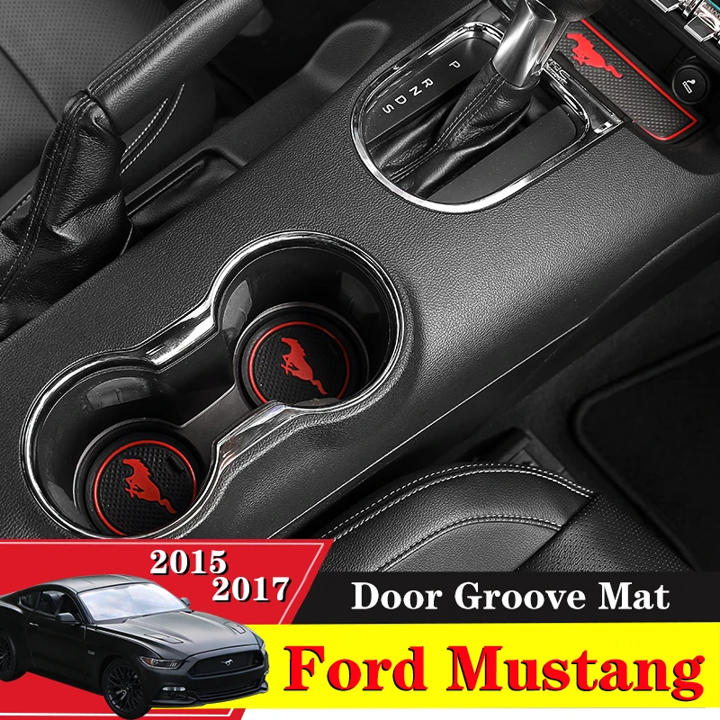 12 шт. Нескользящие Коврики для дверей Ford Mustang 2015 2016 2017| |