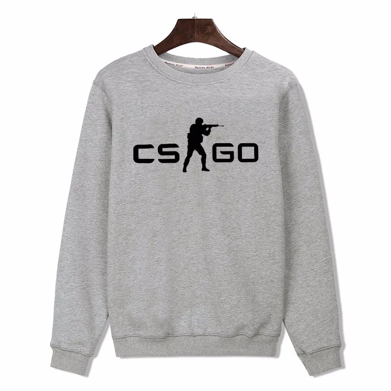 Классическая игра CS GO монолитным зимние толстовки мужские набор хип-хоп мода черный Свитшот Мужская Толстовка Повседневная одежда размера плюс 4Xl