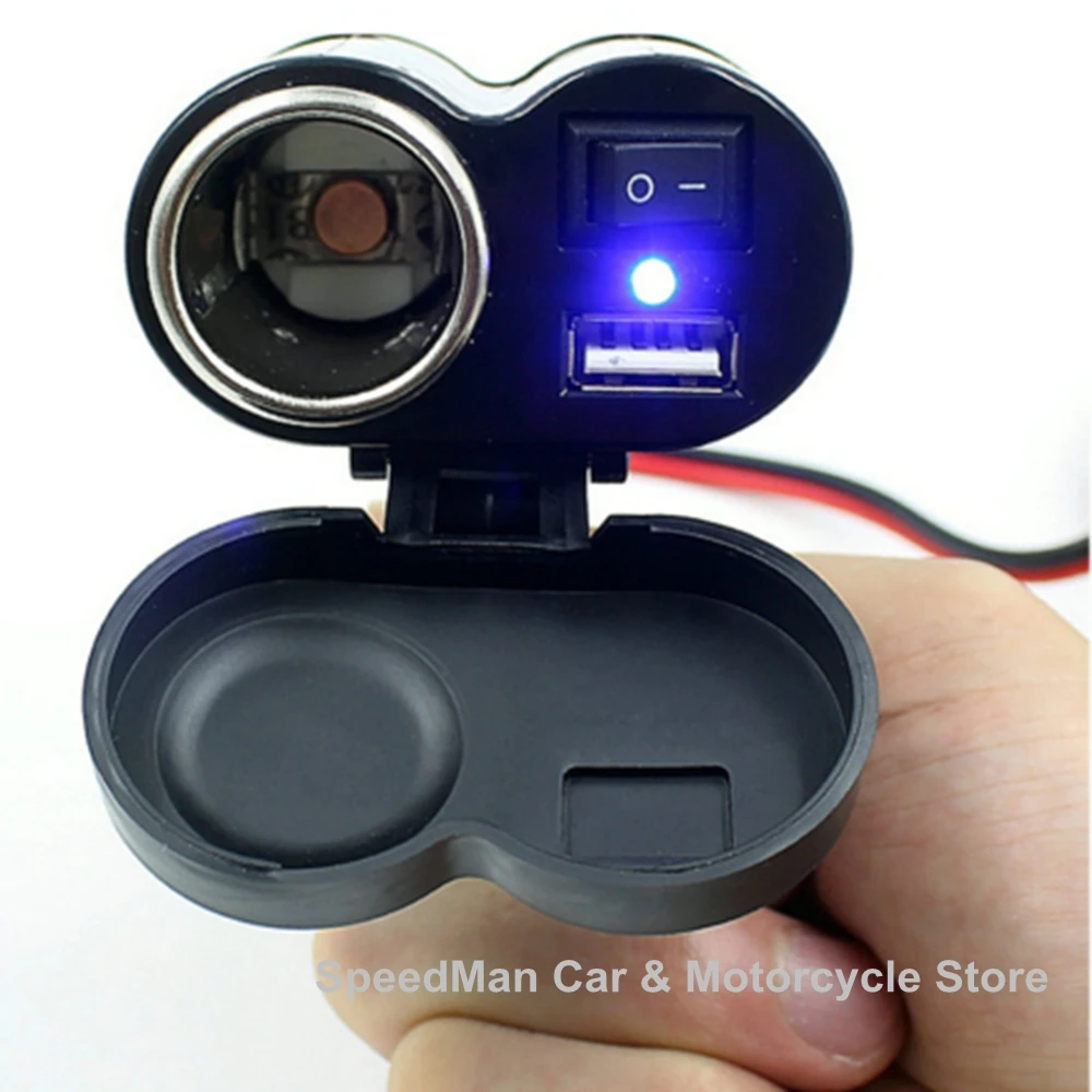 CS-313A1 5 В 2.1A автомобиль мотоцикл USB Зарядное устройство сотовый телефон