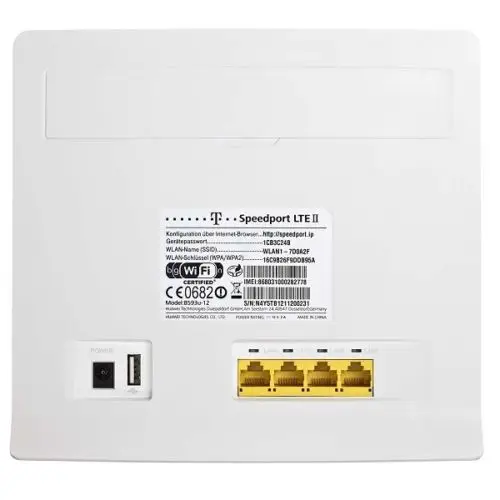 Wi-Fi-роутер Huawei B593 B593u-12 FDD 4G LTE с 4 LAN-портами и 2 антеннами | Компьютеры офис