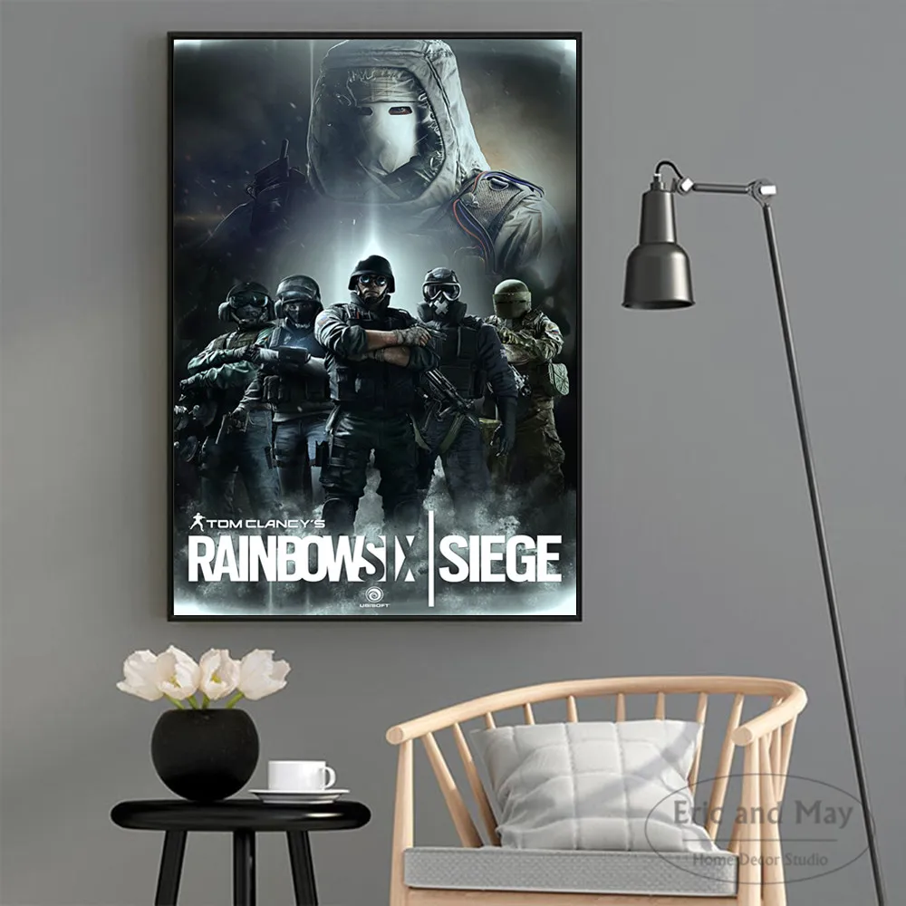 Rainbow Six Siege видео игры холст Художественная печать живопись Современная Настенная картина домашний Декор Спальня Декоративные плакаты без рамки Quadro
