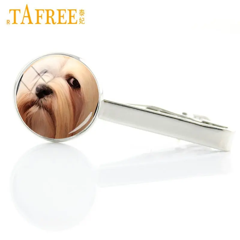 TAFREE новые модные подарки для любителей собак мужские зажимы для галстуков ретривер боксер Пудель корги животные Любовь Собака талисманы галстук бар булавки ювелирные изделия DG19 - Окраска металла: DG28
