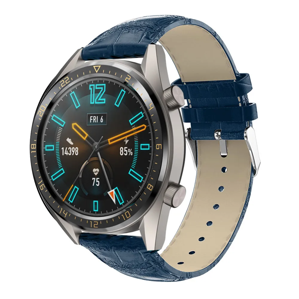 22 мм сменный ремешок для huawei Watch GT ремешок кожаный ремешок для samsung gear S3 Frontier/классический ремешок для часов браслет