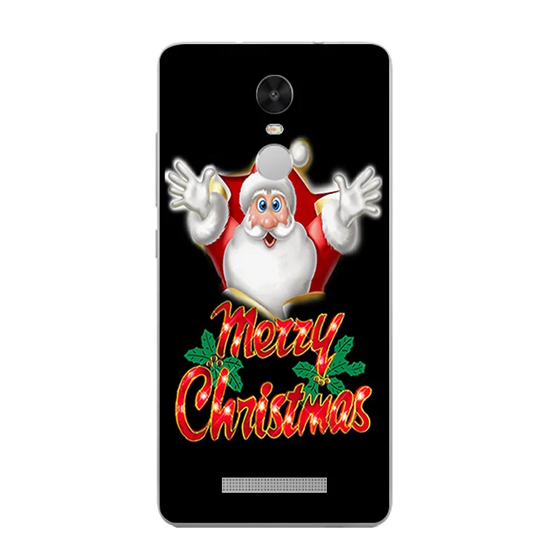 Для Xiaomi Redmi Note4 4X силиконовый чехол для телефона для Redmi Note3 задняя крышка тонкая для Hongmi note2 ТПУ Shell Рождеством шаблон