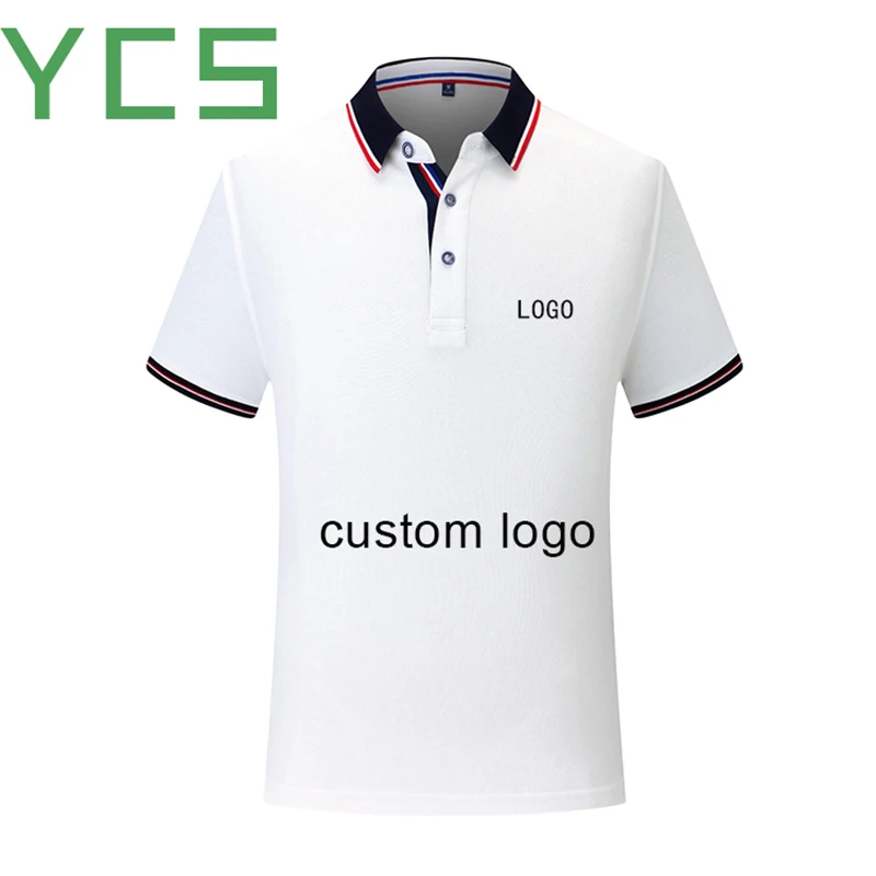 Рубашка поло YCS Store мужская с вышивкой/цифровым/шелковым принтом и вашим