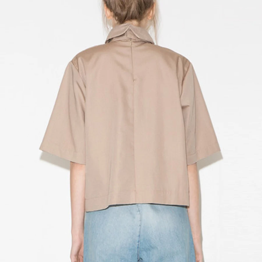 Short Sleeve Shirt Women Summer Vintage Elegant Loose Blouse Cute Korean Fashion Blusas Feminina Trendy 55 |