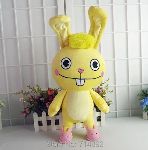 Счастливое дерево друзья аниме плюшевые куклы HTF Cuddles Симпатичные игрушки 40 см