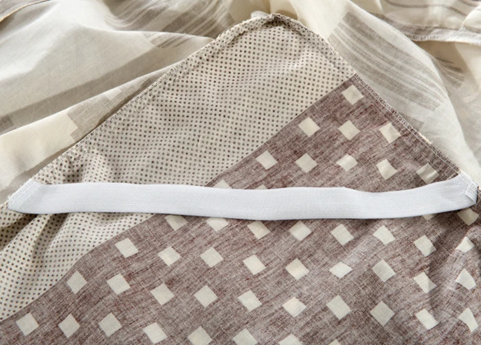 Хлопок цельный саржа кровать юбка стиль покрывало напечатаны постельного белья