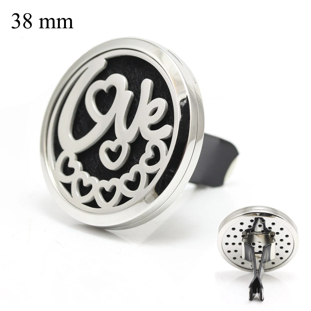 38 мм большой размер Нержавеющая сталь высокое качество сердечко для автомобиля